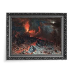 Albert Bierstadt Wezuwiusz o północy 70×50