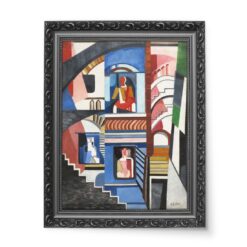 Aleksandra Ekster Kompozycja teatralna wydruk na płótnie 50×70