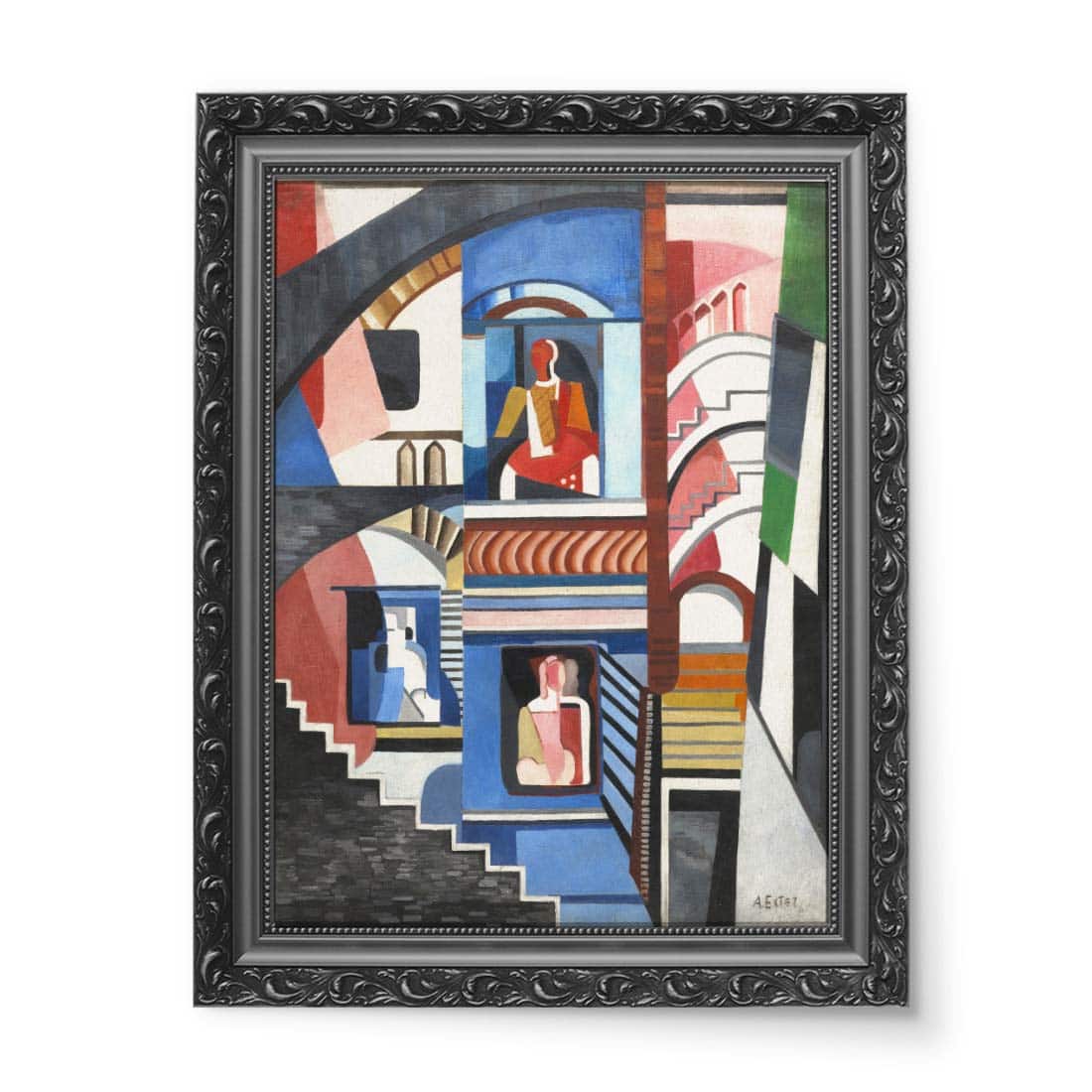 Aleksandra Ekster Kompozycja teatralna wydruk na płótnie 50x70