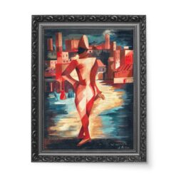 Aleksandra Ekster Pulcinella wydruk na płótnie 50×70