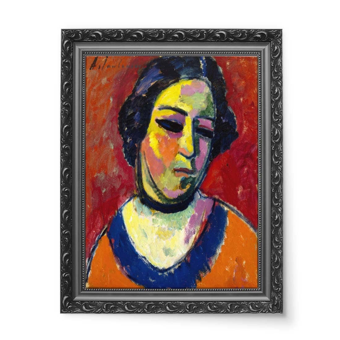 Alexei von Jawlensky Portret kobiety wydruk na płótnie 50x70