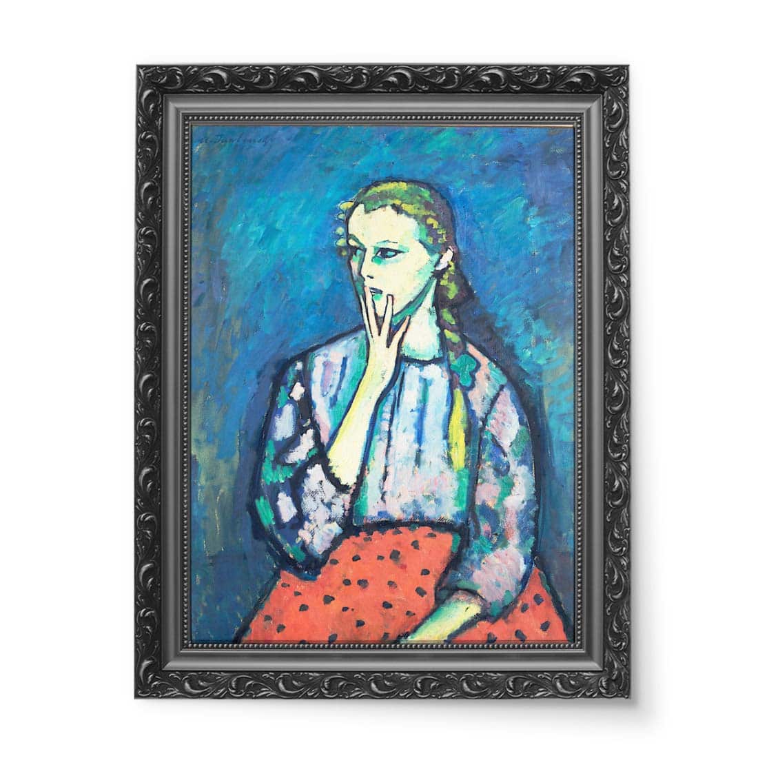 Alexej Jawlensky Portret dziewczyny wydruk na płótnie 50x70