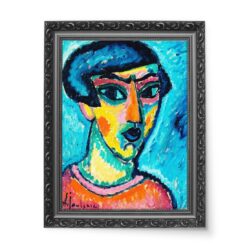 Alexej von Jawlensky Głowa w kolorze niebieskim wydruk na płótnie 50×70