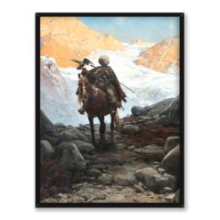 Alfred Wierusz-Kowalski Czerkies sokolnik 30×40