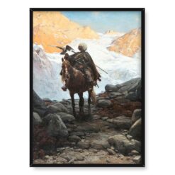 Alfred Wierusz-Kowalski Czerkies sokolnik 50×70