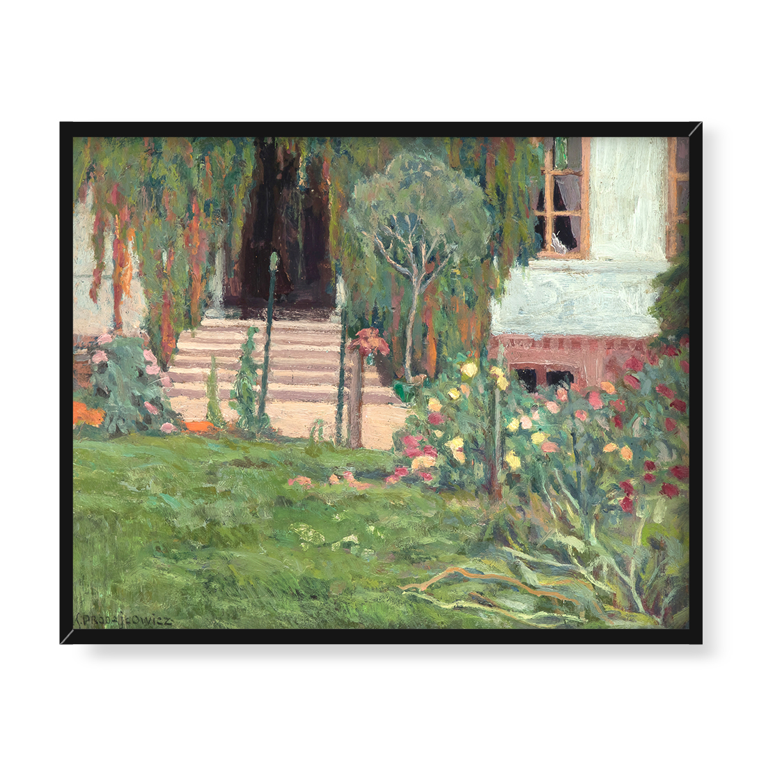 Antoni Procajłowicz W ogrodzie 50x40