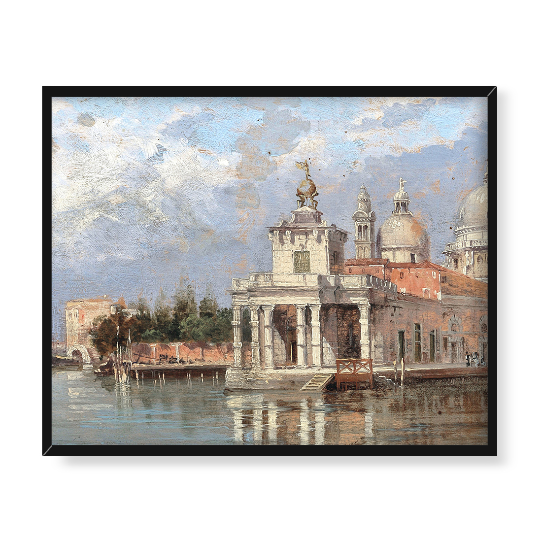 Antonietta Brandeis Dogana i Santa Maria della Salute 50x40 w RAMIE