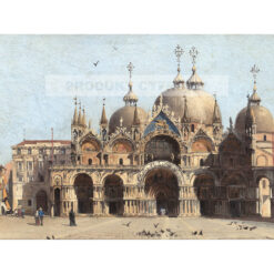 Antonietta Brandeis Fasada bazyliki świętego Marka — produkt cyfrowy do pobrania
