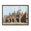 Antonietta Brandeis Fasada bazyliki świętego Marka 40×30 w RAMIE Antonietta Brandeis Fasada bazyliki świętego Marka 40×30 w RAMIE