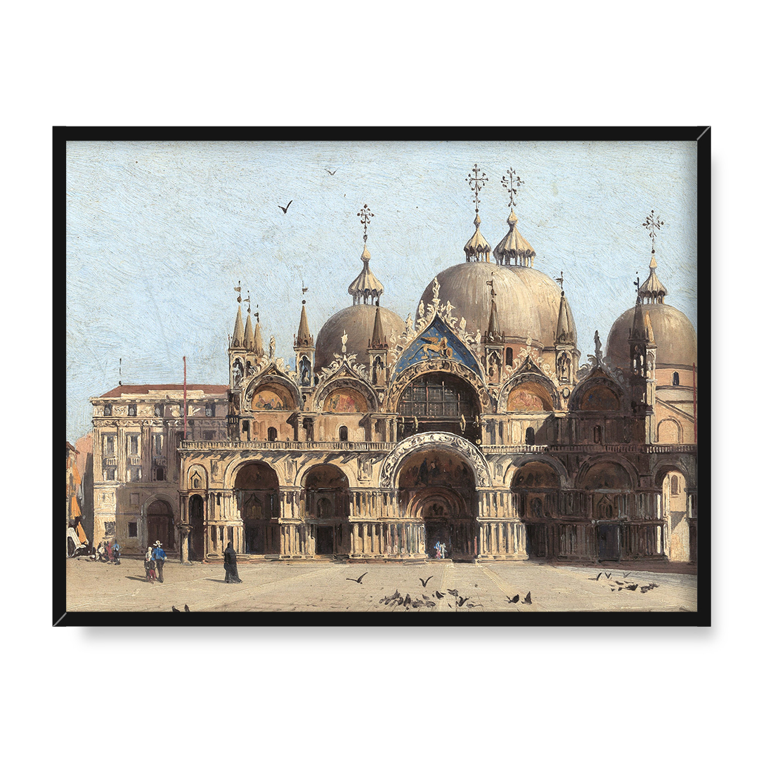 Antonietta Brandeis Fasada bazyliki świętego Marka 40x30