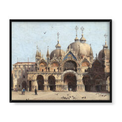 Antonietta Brandeis Fasada bazyliki świętego Marka 50×40