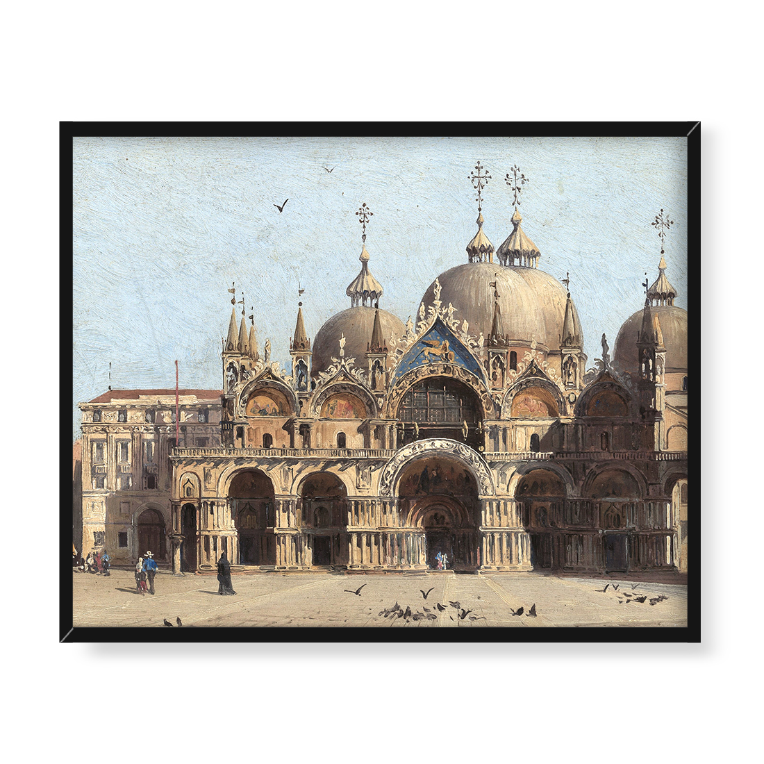 Antonietta Brandeis Fasada bazyliki świętego Marka 50x40