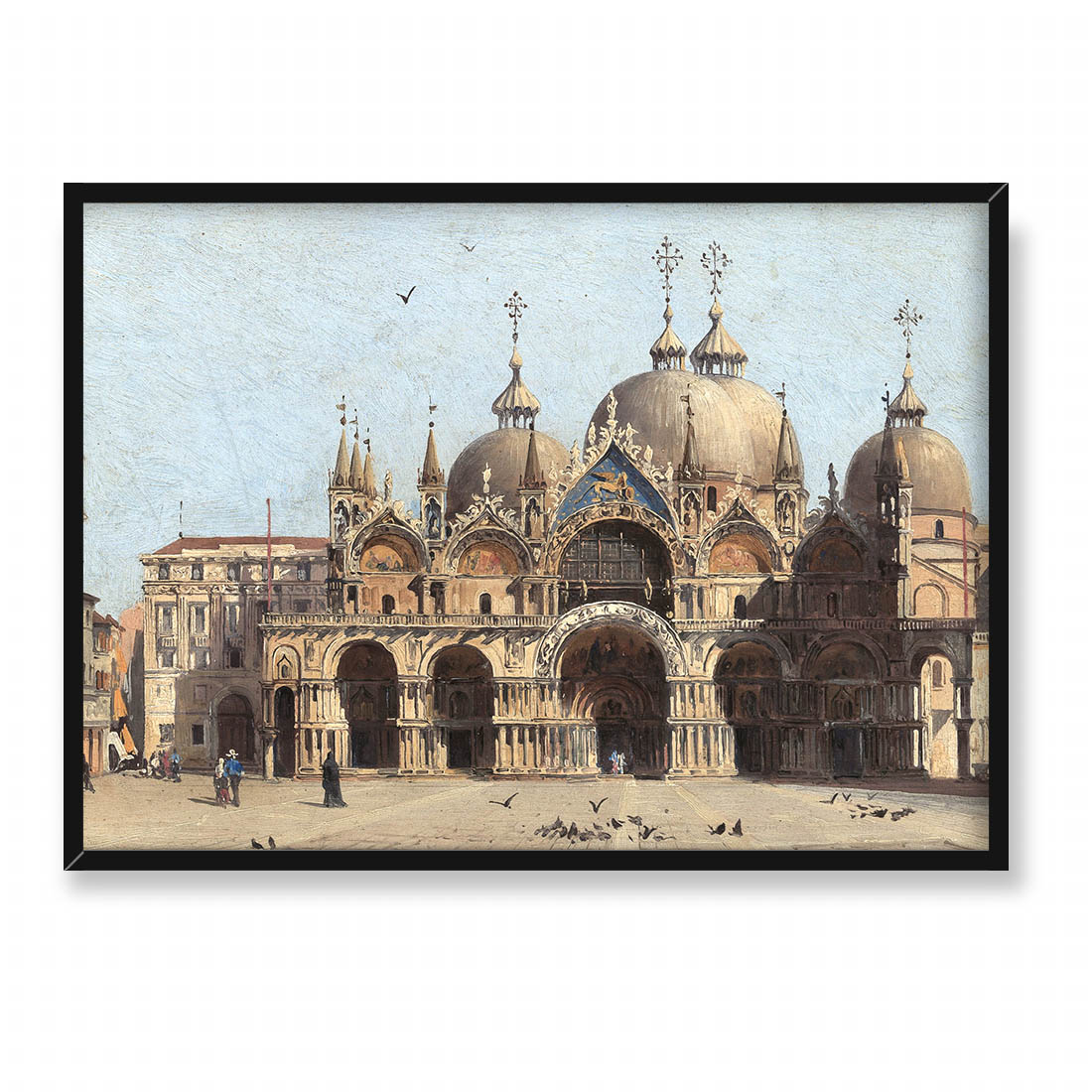 Antonietta Brandeis Fasada bazyliki świętego Marka 70x50