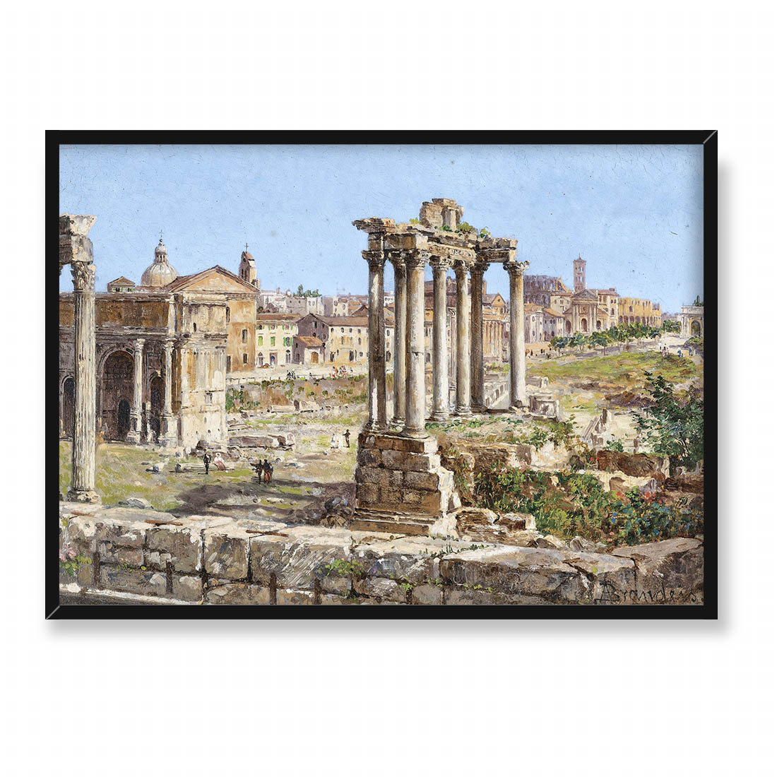 Antonietta Brandeis Forum Romanum 70x50