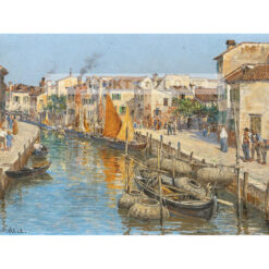 Antonietta Brandeis Kanał w Burano — produkt cyfrowy do pobrania