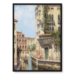 Antonietta Brandeis Kanał w Wenecji z widokiem na tył Pałac 50×70