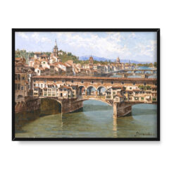 Antonietta Brandeis Most Vecchio Florencja 40×30