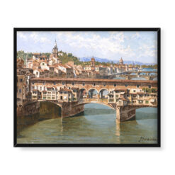 Antonietta Brandeis Most Vecchio Florencja 50×40