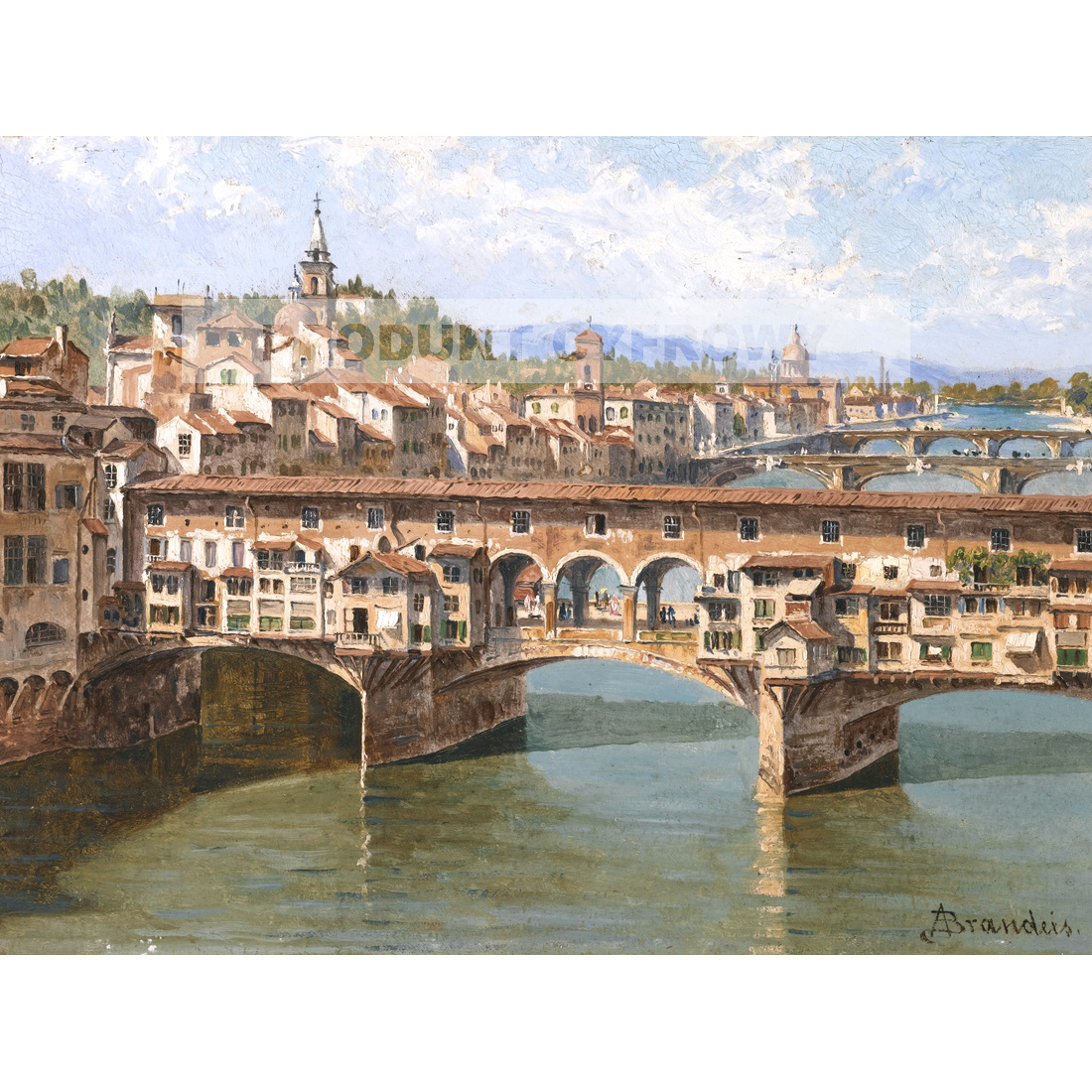Antonietta Brandeis Most Vecchio Florencja — produkt cyfrowy do pobrania