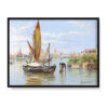 Antonietta Brandeis Łodzie rybackie Wenecja 40×30 w RAMIE Antonietta Brandeis Łodzie rybackie Wenecja 40×30 w RAMIE