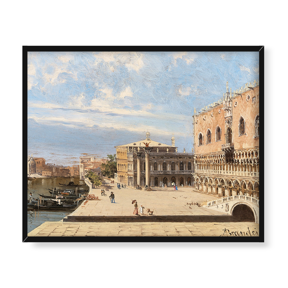 Antonietta Brandeis Pałac Dożów Wenecja 50x40
