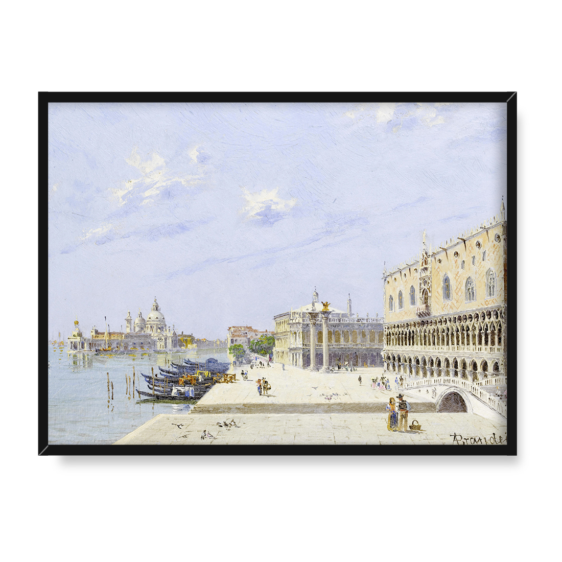 Antonietta Brandeis Piazzetta Pałac Dożów Wenecja 2 40x30