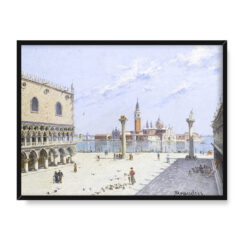 Antonietta Brandeis Piazzetta Pałac Dożów Wenecja 40×30