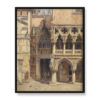Antonietta Brandeis Porta della Carta Pałacu Dożów 40×50 w RAMIE