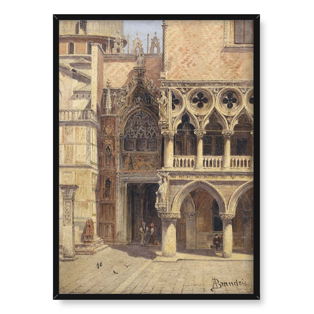 Antonietta Brandeis Porta della Carta Pałacu Dożów 50x70