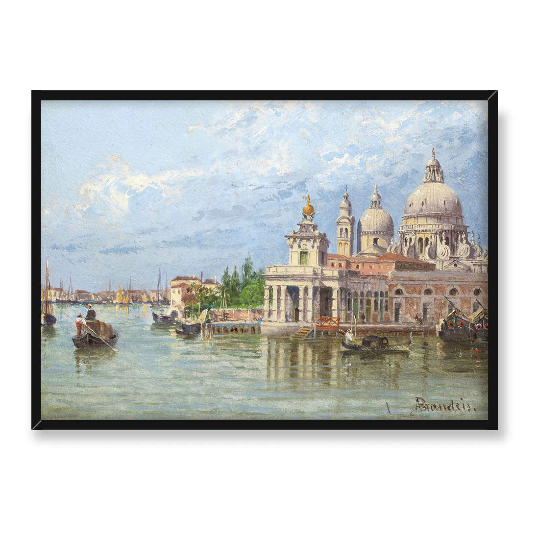 Antonietta Brandeis Punta della Dogana 70x50