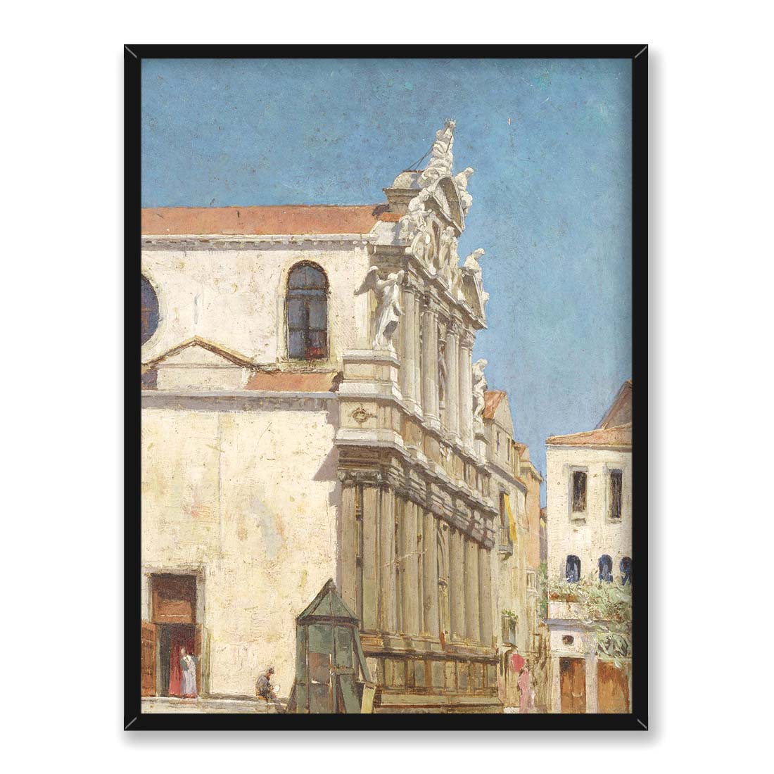 Antonietta Brandeis Santa Maria del Giglio Wenecja 30x40 w RAMIE