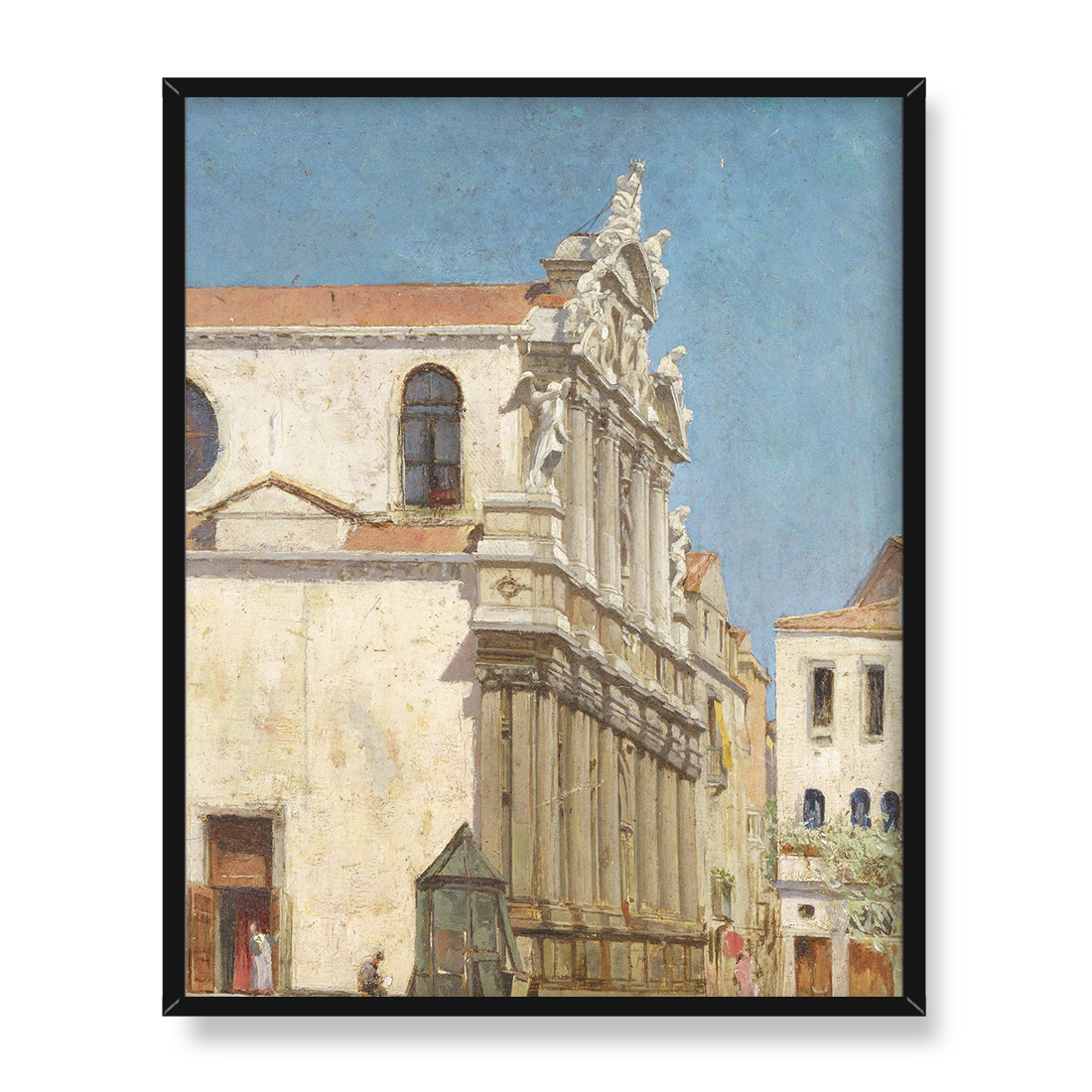 Antonietta Brandeis Santa Maria del Giglio Wenecja 40x50 w RAMIE