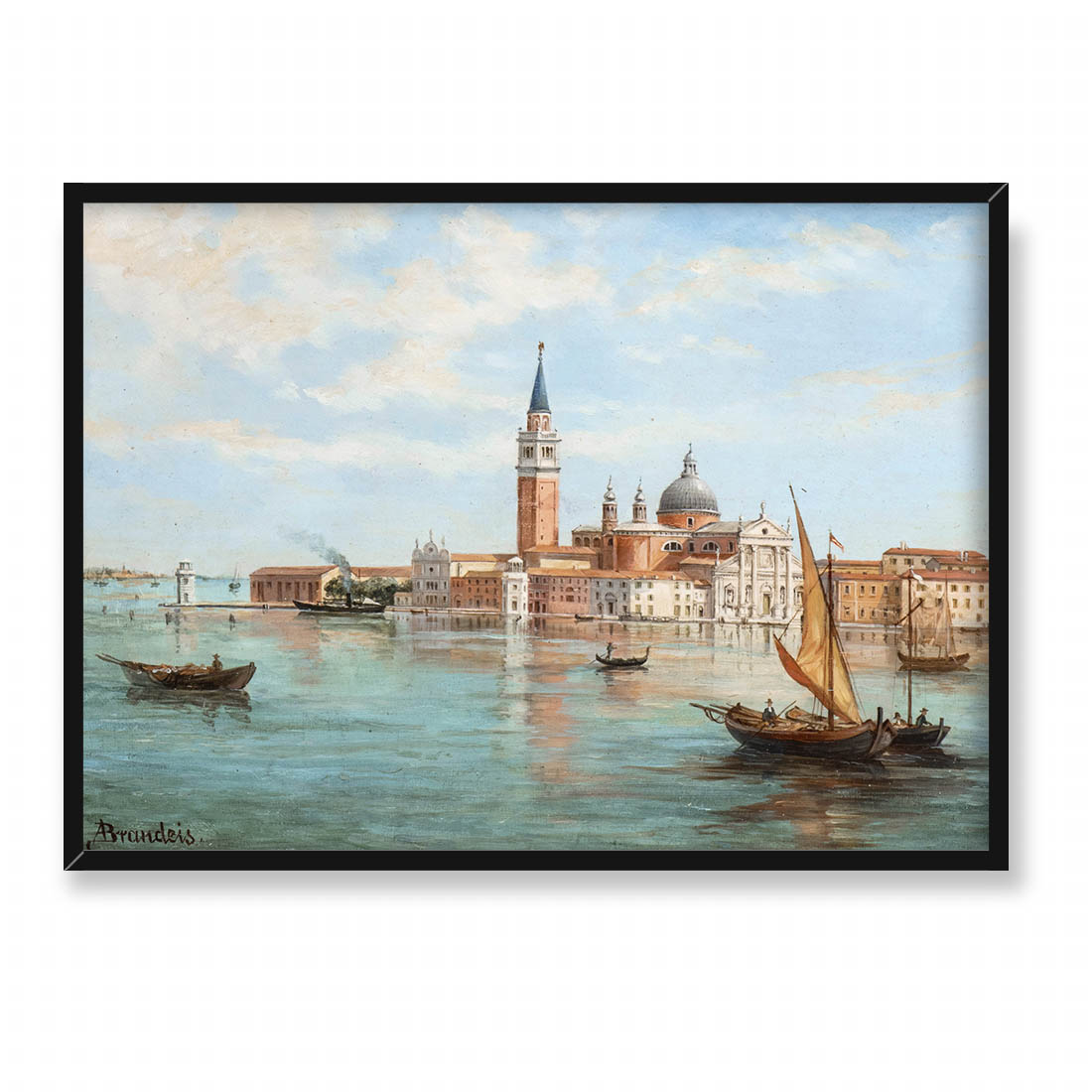 Antonietta Brandeis Widok na kanał 70x50