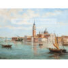 Antonietta Brandeis Widok na kanał w Wenecji — produkt cyfrowy do pobrania Antonietta Brandeis Widok na kanał w Wenecji — produkt cyfrowy do pobrania