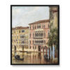 Antonietta Brandeis Widok na Kanał w Wenecji 2 40×50 w RAMIE Antonietta Brandeis Widok na Kanał w Wenecji 2 40×50 w RAMIE