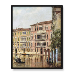 Antonietta Brandeis Widok na Kanał w Wenecji 2 40×50