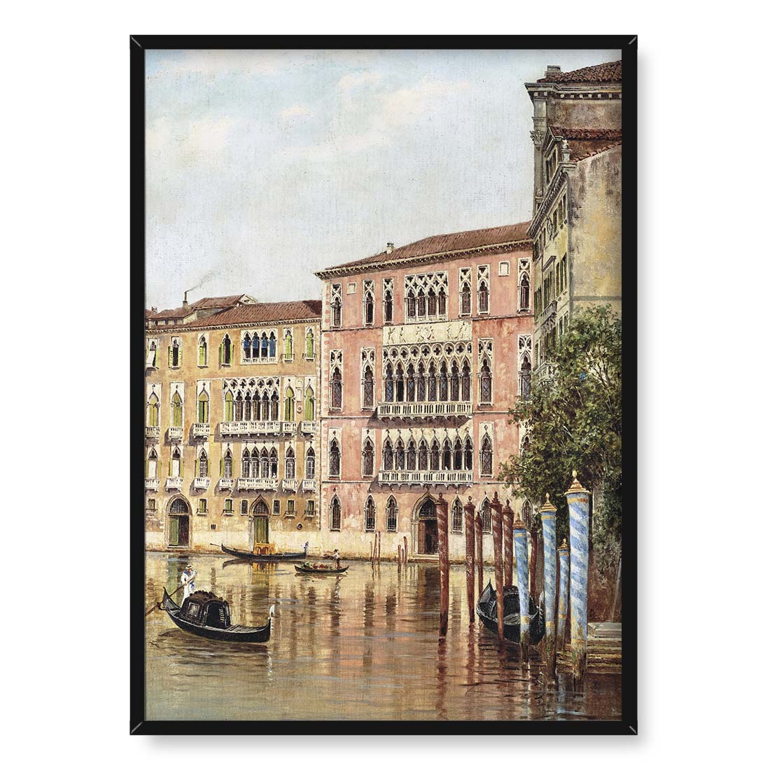 Antonietta Brandeis Widok na Kanał w Wenecji 2 50x70