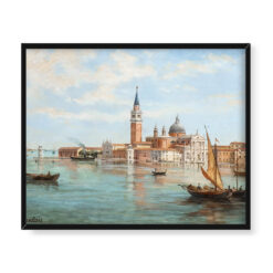 Antonietta Brandeis Widok na kanał w Wenecji 50×40