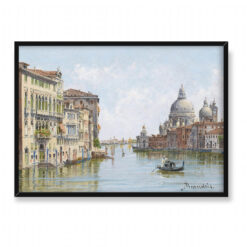 Antonietta Brandeis Widok na kanał w Wenecji 70×50
