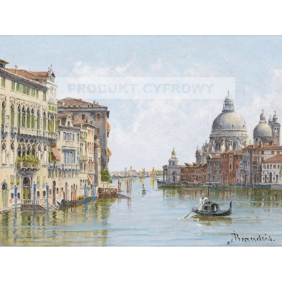 Antonietta Brandeis Widok na kanał — produkt cyfrowy do pobrania
