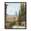 Antonietta Brandeis Widok na Palazzo Vecchio z ogrodu Boboli 40×50 w RAMIE Antonietta Brandeis Widok na Palazzo Vecchio z ogrodu Boboli 40×50 w RAMIE