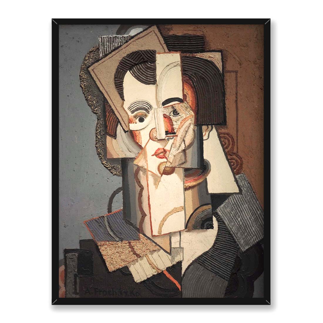 Antonin Prochazka Kobieta w swetrze 30x40