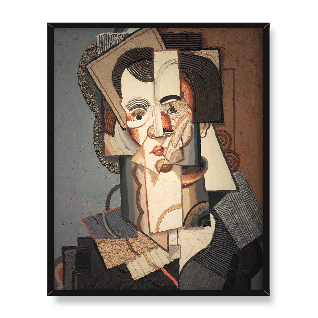 Antonin Prochazka Kobieta w swetrze 40x50