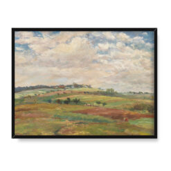 Antonin Slavicek Pejzaż pastwiskowy w letnim świetle 40×30