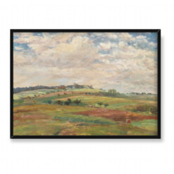 Antonin Slavicek Pejzaż pastwiskowy w letnim świetle 70×50