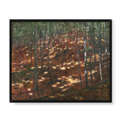 Antonin Slavicek Słońce w lesie 50×40