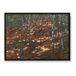 Antonin Slavicek Słońce w lesie 70×50