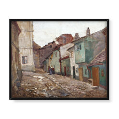 Antonin Slavicek Złota uliczka 50×40