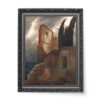 Arnold Bocklin Ruiny nad morzem wydruk na płótnie 50×70 Arnold Bocklin Ruiny nad morzem wydruk na płótnie 50×70