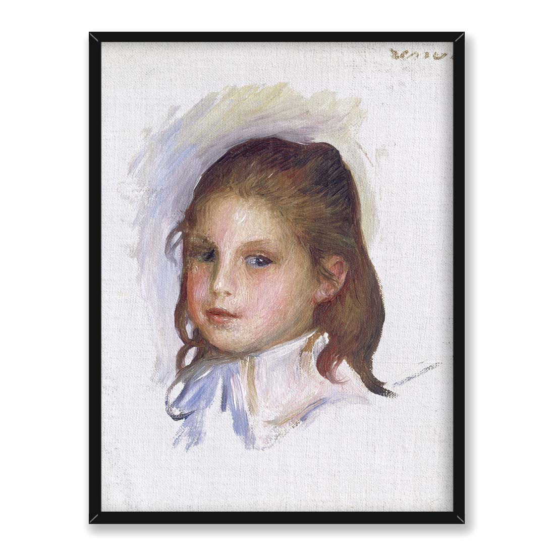 Auguste Renoir Dziecko z brązowymi włosami 30x40